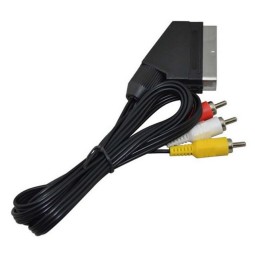 Cable: 1.8m, Scart - 3x RCA audio-video