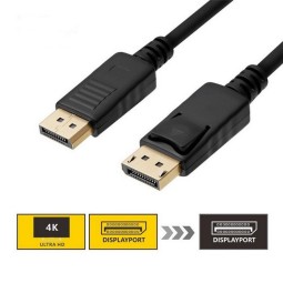 Cable: 1m, DisplayPort, 4K, 3840x2160