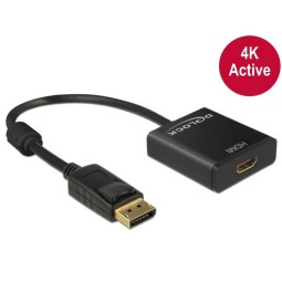 Adapter: 0.15m, DisplayPort, male - HDMI, female, 4K, 3840x2160, Active
