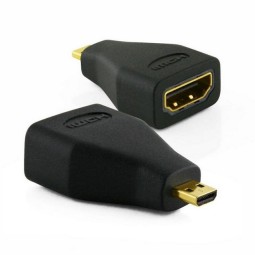 Adapter, üleminek: HDMI pesa - Micro HDMI pistik, Type A-D