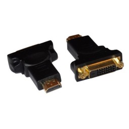 Adapter, üleminek: HDMI, male - DVI-D, female
