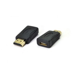 Adapter, üleminek: HDMI male - Mini HDMI female, Type A-C