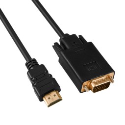 Кабель: 1m, HDMI - VGA, D-Sub