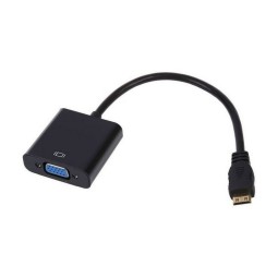 Adapter: Mini HDMI, male - VGA, D-Sub, female