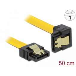 Компьютерный кабель, переходник: 0.5m, Sata, 90o