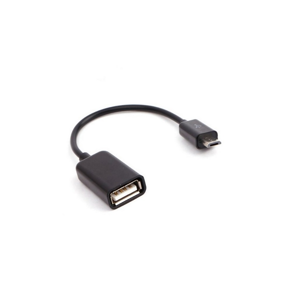 Адаптер: 0.1m, USB, папа - Micro USB, мама