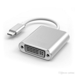Adapter: USB-C, male - DVI, female