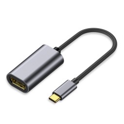 Adapter: USB-C, pistik - DisplayPort, 4K, 3840x2160, pesa, PREMIUM