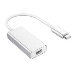 Adapter: USB-C, pistik - Mini DisplayPort, 4K, 3840x2160, pesa