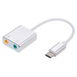 Adapter: USB-C, pistik - Network, LAN, RJ45, pesa: Gigabit Ethernet 1000 Mbit/s