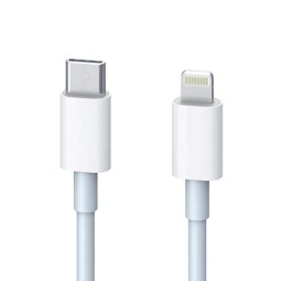 Cable: 1m, Lightning, iPhone, iPad - USB-C