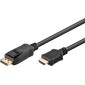 Cable: 3m, DisplayPort - HDMI, 4K, 3840x2160