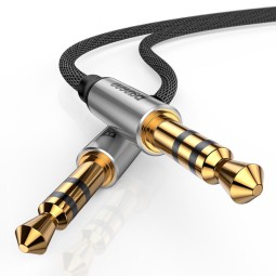 1m, Audio-jack, AUX, 3.5mm cable: Baseus Yiven M30 - Black