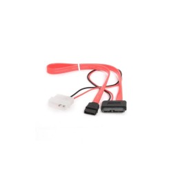 PC internal cable, adapter: 0.35m, Molex, male + Sata, female - Sata Slimline, female