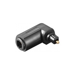 Adapter: Toslink 90o, female - male