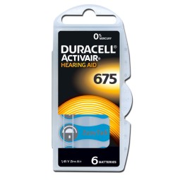 A675 batteries Hearing Aid, 6x - Duracell - 675, PR44 - ZA675
