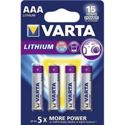 AAA lithium battery, 4x - GP - AAA - LR03, Mizinchikovye, FR03, MN2400, MX2400, MV2400, Type 286