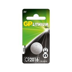 CR2016 lithium battery, 1x - GP - CR2016