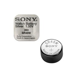 SR48 watch battery, 1x - MuRata (Sony) - SR754, SR48, L750, 393, 309 - SG5, LR754, AG5, LR48, 193