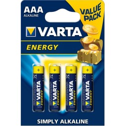 AAA alkaline battery, 4x - Varta - AAA - LR03, Mizinchikovye, FR03, MN2400, MX2400, MV2400, Type 286