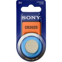 CR2025 lithium battery, 1x - MuRata (Sony) - CR2025