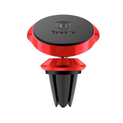 Magnet Air Vent Car Holder: Baseus Small Ears -  Red