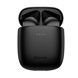 Wireless Earphones, Bluetooth, Baseus Encok W04 Pro - Black
