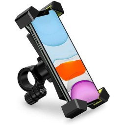 Phone Bike Holder, scooter holder, 4.6-6.5", Ugreen Mechanical Locked - Black