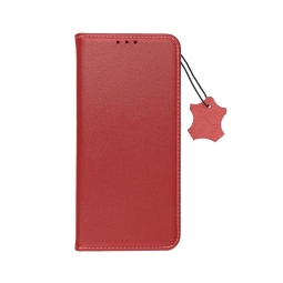 Кожаный чехол Samsung Galaxy A12, A125 -  Красный