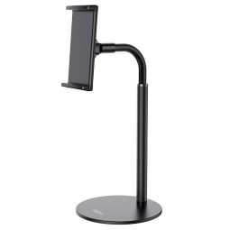 Phone or Tablet desktop stand, up to 10", Hoco PH30 - Black