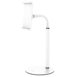 Phone or Tablet desktop stand, up to 10", Hoco PH30 - White