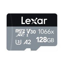 128GB microSDXC memory card Lexar Professional, up to W120/R160
