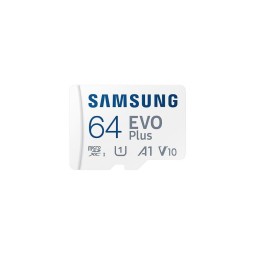 64GB microSDXC mälukaart Samsung Evo Plus, kuni R130mb/s