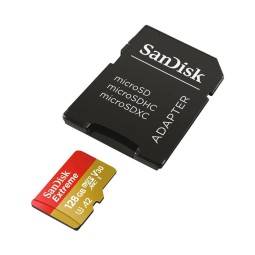 128GB microSDXC memory card Sandisk Extreme, up to W90/R160