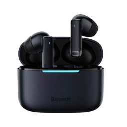 Wireless Earphones, Bluetooth 5.3, battery up to 5 hours, with case up to 30 hours, Baseus Bowie E9 - Black