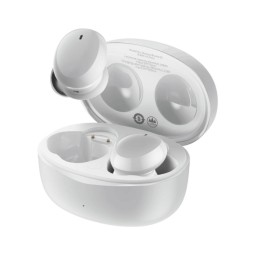Juhtmevabad kõrvaklapid, Bluetooth 5.2, aku 40mAh kuni 5 tundi, korpus 300mAh, Baseus Bowie E2 - Valge