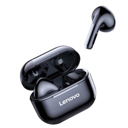 Беспроводные наушники, Bluetooth 5.0,
 аккумулятор 35mAh до 3 часов, корпус 300mAh, Lenovo Live Pods 40 - Чёрный