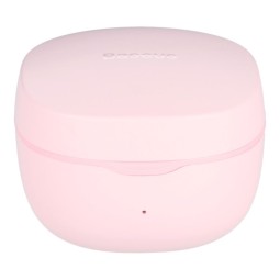 Беспроводные наушники Baseus WM01 - Bluetooth, до 5 часов, с корпусом до 25 часов - Светло-розовый
