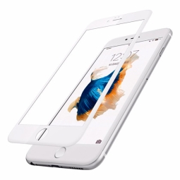3D Защитное стекло - iPhone 6S Plus, iPhone 6 Plus - Белый