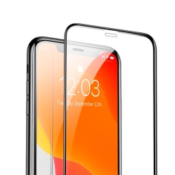 3D Kaitseklaas - iPhone SE 2022, SE 2020, iPhone 8, iPhone 7 - Must