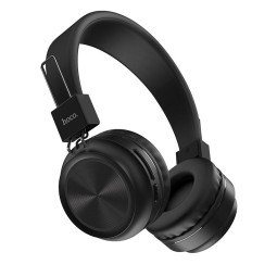 Wireless Headphones, Bluetooth 5.0, music up to 12 hours: Hoco W25 - Black