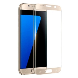 3D Glass protector - Samsung Galaxy S6 Edge, G925, G9250 - Gold