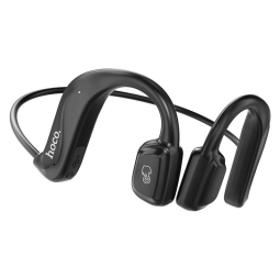 Bone Conduction juhtmevabad kõrvaklapid, Bluetooth 5.0, aku 140mAh kuni 6 tundi, Hoco Rima ES50 - Must