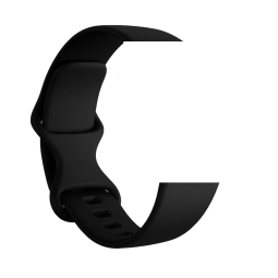 Strap for watch Fitbit Versa 3: Devia Deluxe Sport - Black