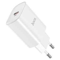 Charger 1xUSB-C, up to 20W, QuickCharge up to 12V 1.67A: Hoco N14 - White