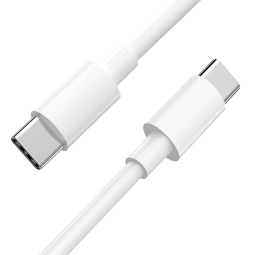 1m, USB-C - USB-C кабель, до 100W: Hoco X51 - Белый