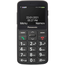 Кнопочный телефон Panasonic TU160 - Чёрный