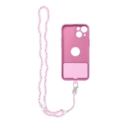 Lanyard with carabine 74cm - Pink
