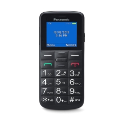 Кнопочный телефон Panasonic TU110 - Чёрный