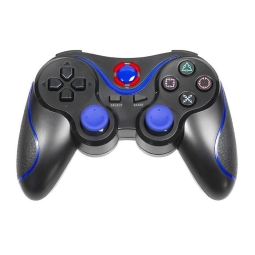 Gamepad PS3 - Tracer Blue Fox, Bluetooth - Black